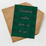 Stylish Christmas Card Pack, Set Of Modern Festive Cards, thumbnail 4 of 6