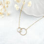 Interlocking Circle Necklace, thumbnail 1 of 4