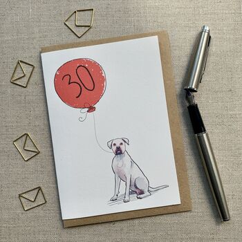 Personalised Boxer Birthday Card, 3 of 7