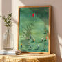 Mini Golfers Poster, Unframed, thumbnail 1 of 7