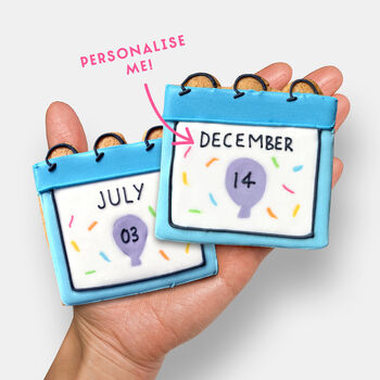 Personalised Birthday Date Letterbox Cookies, 3 of 10