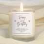 60th Birthday Gift Personalised Scented Candle, thumbnail 1 of 6