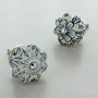 Hand Painted Flower Ceramic Knobs Handles, thumbnail 1 of 3
