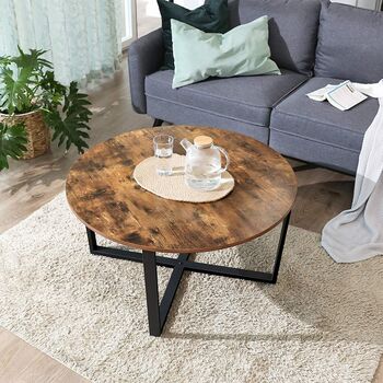 Round Metal Frame Coffee Table, 3 of 5