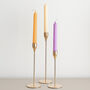 Colourful Pastel Soy Wax Taper Candle And Dinner Candle, thumbnail 2 of 9