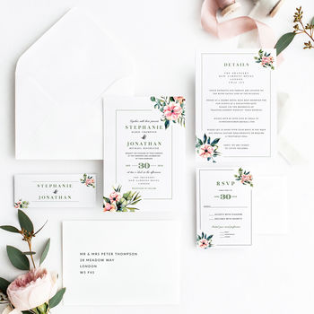 Botanical Wedding Invitation Collection, 2 of 2