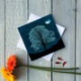 Ghost Tree Greetings Card, thumbnail 2 of 2