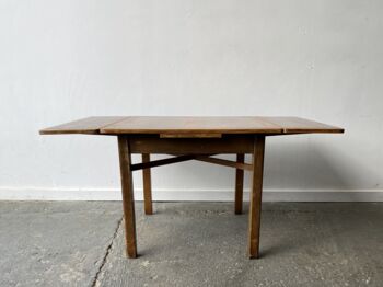 1930’s Vintage Oak Draw Leaf Dining Table, 2 of 11