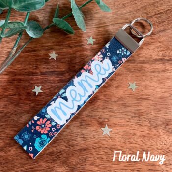 Handmade Floral Mama Wristlet Keychains | New Mum Gift, 4 of 7