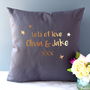 Personalised Best Dad In The Universe Cushion, thumbnail 2 of 2