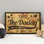 Personalised 'The Daddy' Fathers Day Keepsake, thumbnail 9 of 10
