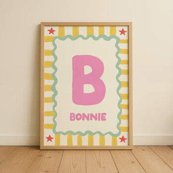 Personalised Name Nursery Print, 3 of 9