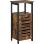 Industrial Side Cabinet Bedside Table Nightstand, thumbnail 4 of 7