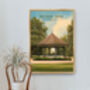 Ruskin Park London Travel Poster Art Print, thumbnail 5 of 8