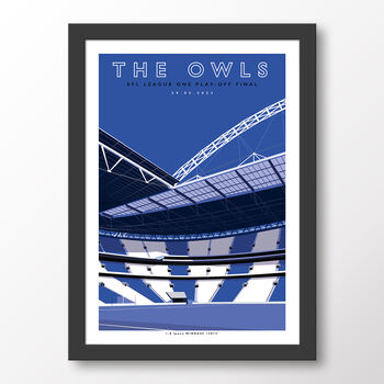 Sheffield Wednesday The Owls Wembley Poster, 7 of 7