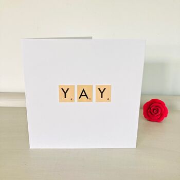 Yay! Handmade Congratulations Card, 2 of 5