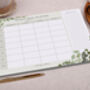 Botanical Weekly Meal Planner Pad, thumbnail 2 of 4