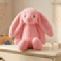 Personalised Embroidered Bunny Soft Toy Baby Gift, thumbnail 2 of 6