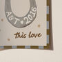 Personalised 'How Lucky' Horseshoe Wedding Art Print, thumbnail 12 of 12