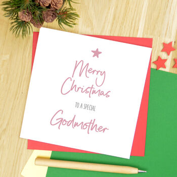 Christmas Card For Godmother, 2 of 4