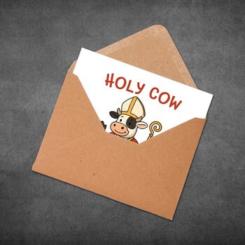 Holy Cow Card – Funny Congratulations Card, 2 of 7