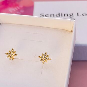Star Christmas Earrings, 3 of 5