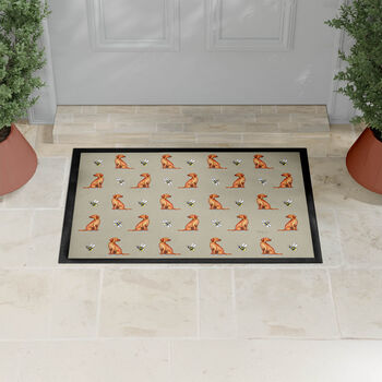 Labrador Dog Pattern Door Mat, 4 of 5