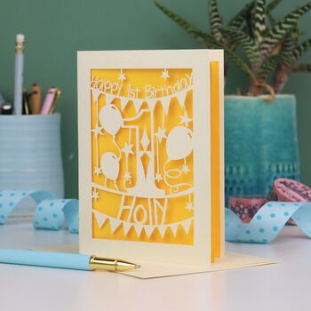 Personalised First Birthday Card, 2 of 8