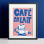 Cafe Au Lait Kitchen Print, thumbnail 6 of 7