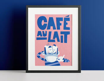 Cafe Au Lait Kitchen Print, 6 of 7