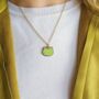 Frog Enamel Gold Plated Charm Necklace, thumbnail 6 of 6