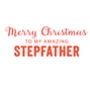 Amazing Step Dad Christmas Card, thumbnail 4 of 4