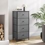 Chest Of Drawers Bedroom Fabric Drawers Storage Unit, thumbnail 2 of 11