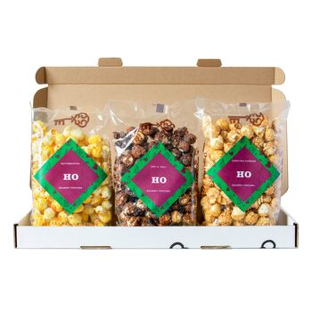 'Vegan Christmas' Gourmet Popcorn Letterbox Gift, 3 of 5