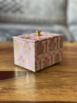 Vanity Jar, Trinket Box, Cotton Bud/ Bath Salt Storage, 12 of 12