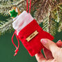 Personalised Christmas Sack Decoration, thumbnail 1 of 4