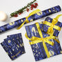 Scandi Solstice Recycled Christmas Wrap, thumbnail 3 of 3
