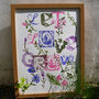 Let Love Grow Botanical Print, thumbnail 1 of 6