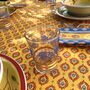 Golden Yellow And Red Provencal Tablecloth Roussillion, thumbnail 2 of 6