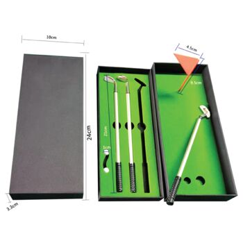 Set Of Three Golf Pens, 4 of 6