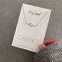 Silver Heartbeat Necklace. My Heart Beats For You, thumbnail 1 of 6