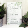 Personalised Botanical Wedding Sign, thumbnail 2 of 2