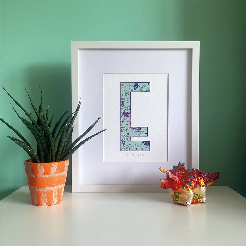 Personalised Letter And Theme Pastel Print, 1 of 8