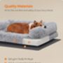 Dog Bed Egg Crate Foam Pet Bed Washable Cover, thumbnail 6 of 8