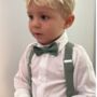 Personalised Bow Tie And Braces Page Boy Child, thumbnail 1 of 5