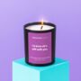 'I'd Drive Off A Cliff With You' Friendship Candle, thumbnail 1 of 5