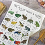 A Z Of Frogs Tea Towel, thumbnail 1 of 5