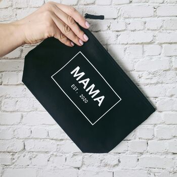 'Mama' Personalised Year, Make Up Bag, 2 of 3