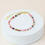 Colourful Crystal Beaded Bracelet, thumbnail 1 of 5