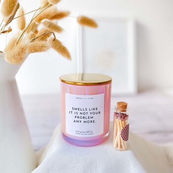 Not Your Problem Anymore Scented Candle – Funny Gift, 9 of 10